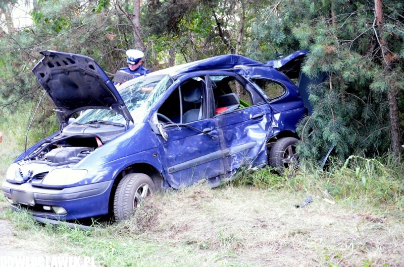 Wypadek na krajowej jedynce
