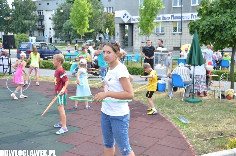 Upalna niedziela na włocławskich bulwarach