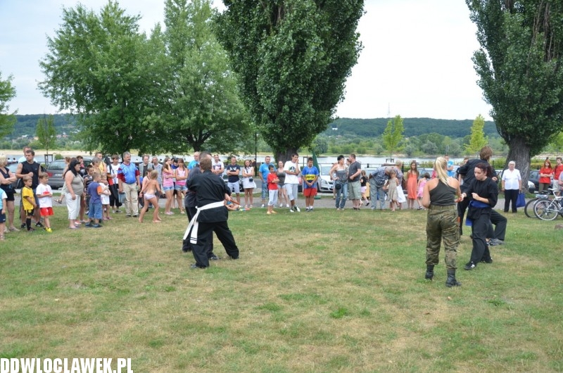 Zjeżdżalnia wodna na włocławskich bulwarach