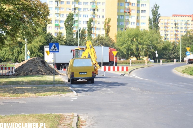 Remont drogi krajowej nr 1 we Włocławku