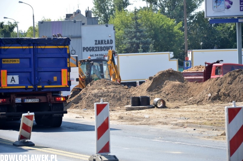 Remont drogi krajowej nr 1 we Włocławku