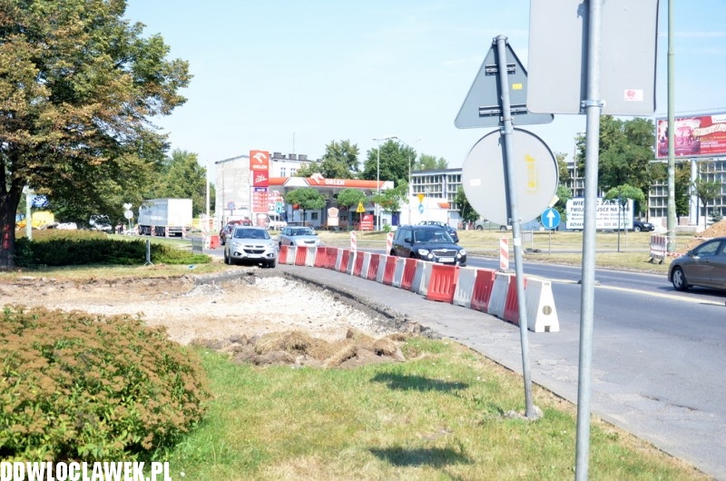 Remont drogi krajowej nr 1 we Włocławku