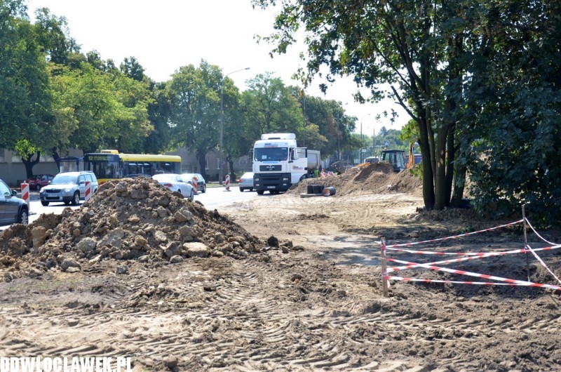 Remont drogi krajowej nr 1 we Włocławku