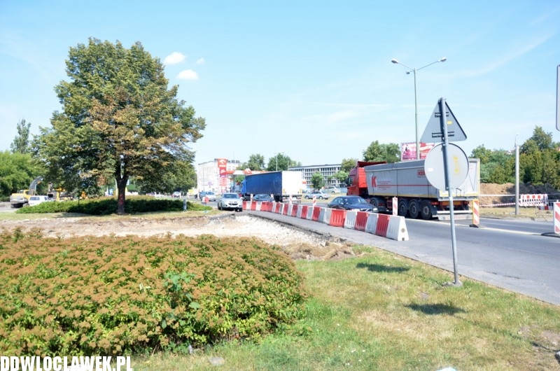 Remont drogi krajowej nr 1 we Włocławku