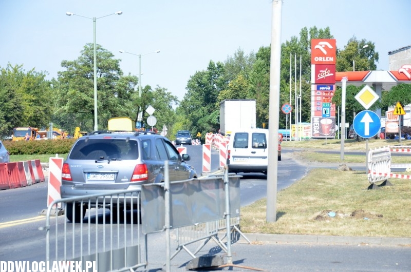 Remont drogi krajowej nr 1 we Włocławku