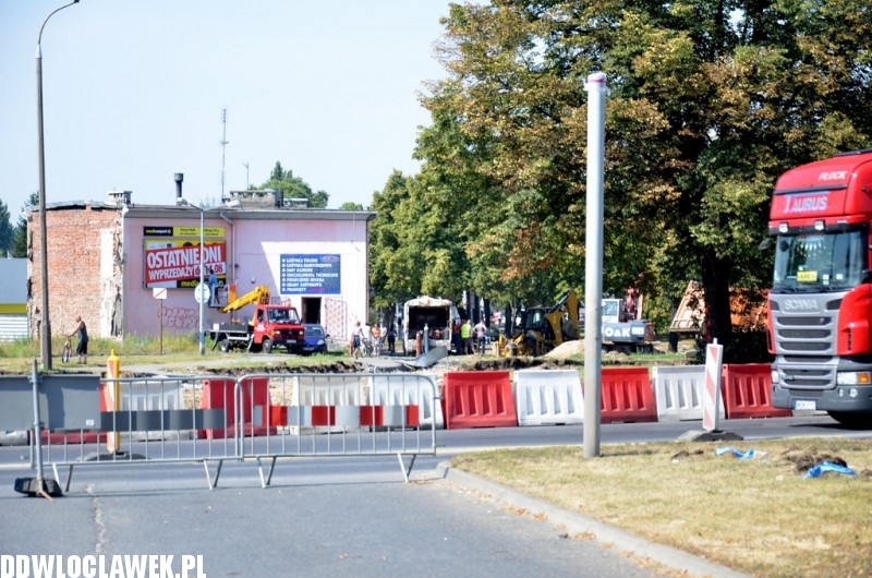 Remont drogi krajowej nr 1 we Włocławku