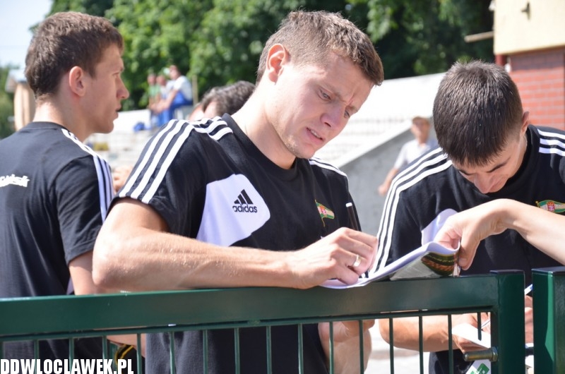Piłkarze Lechii Gdańsk rozdawali autografy