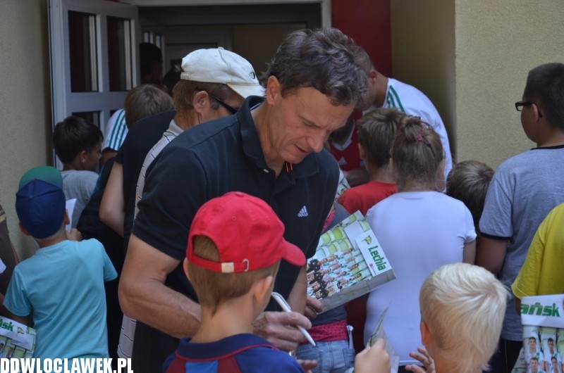 Piłkarze Lechii Gdańsk rozdawali autografy
