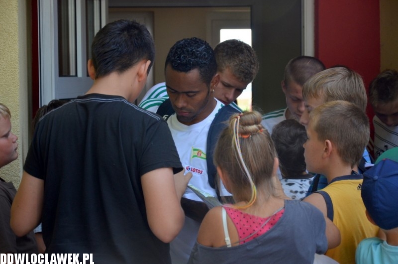 Piłkarze Lechii Gdańsk rozdawali autografy