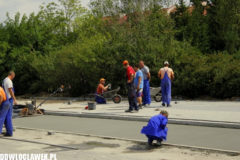 Trwają prace przy ulicy Kruszyńskiej