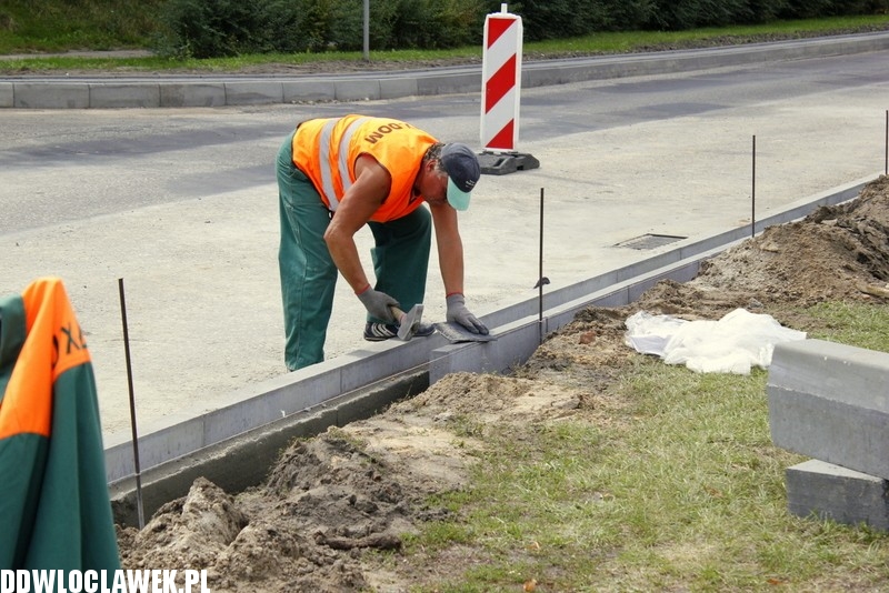 Trwają prace przy ulicy Kruszyńskiej