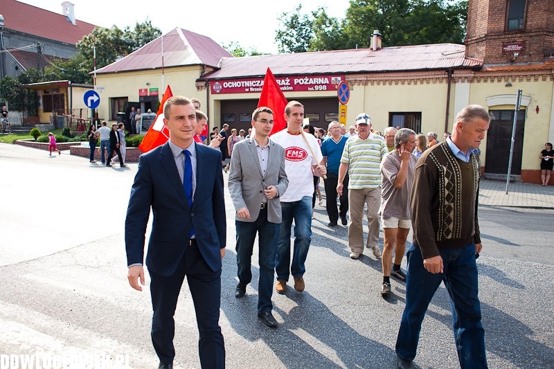 Mieszkańcy zablokowali ruch w Brześciu Kujawskim