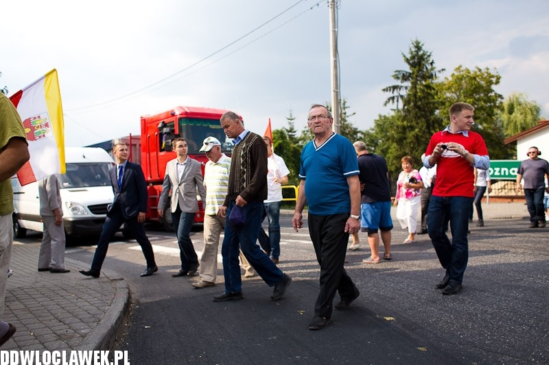Mieszkańcy zablokowali ruch w Brześciu Kujawskim