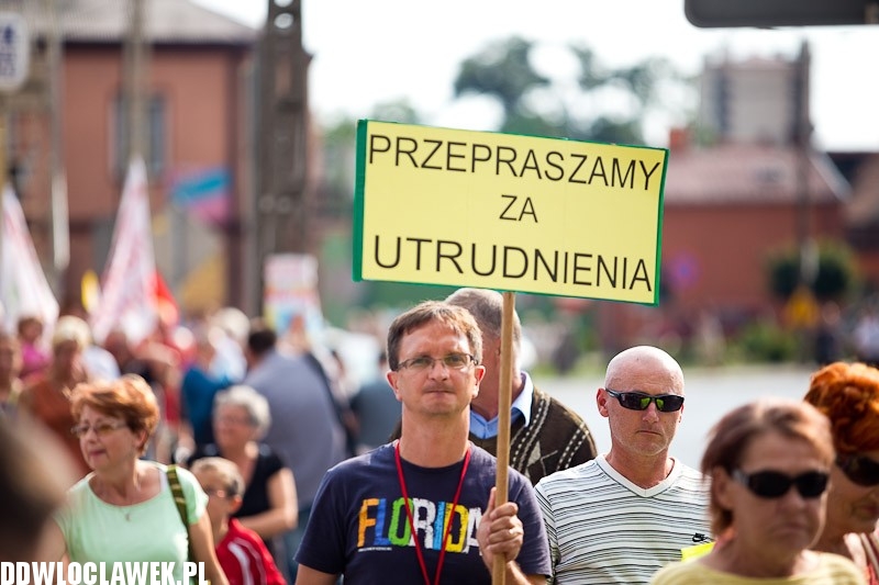Mieszkańcy zablokowali ruch w Brześciu Kujawskim