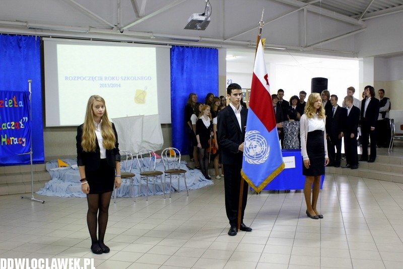 Rozpoczęcie roku szkolnego w Gimn. nr 4