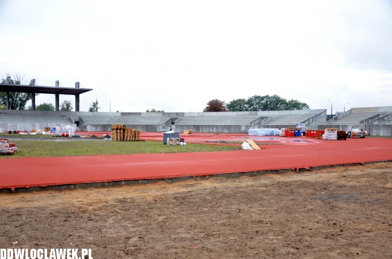 Trwają prace związane z przebudową stadionu OSiR
