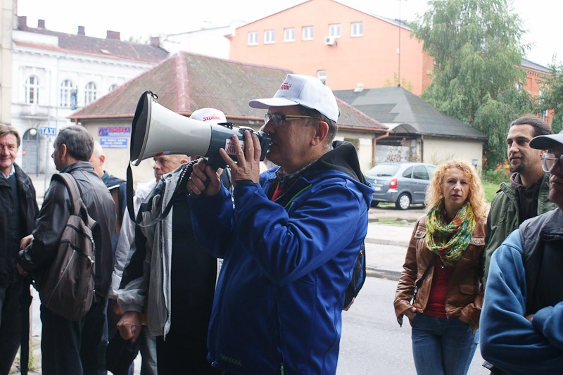 Włocławianie protestowali w Warszawie część I