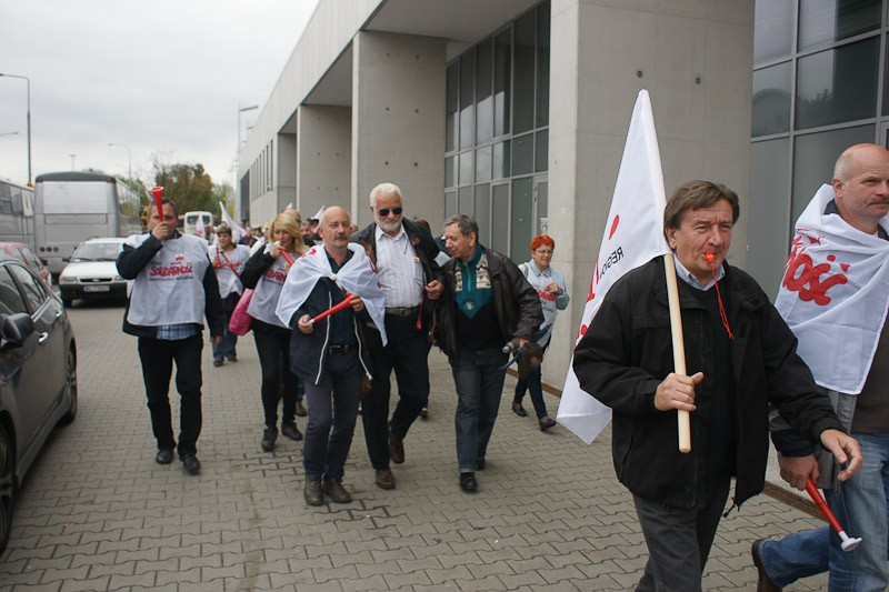 Włocławianie protestowali w Warszawie część I