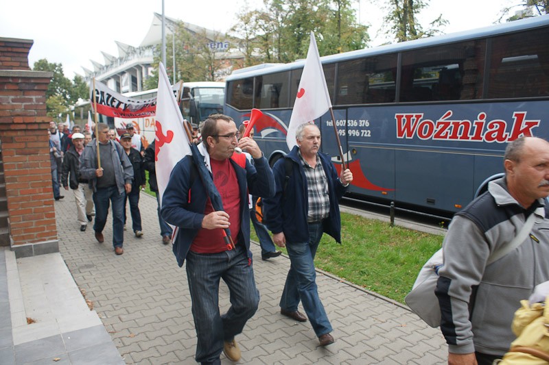 Włocławianie protestowali w Warszawie część I