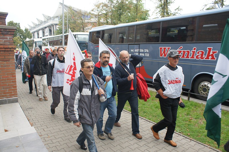 Włocławianie protestowali w Warszawie część I