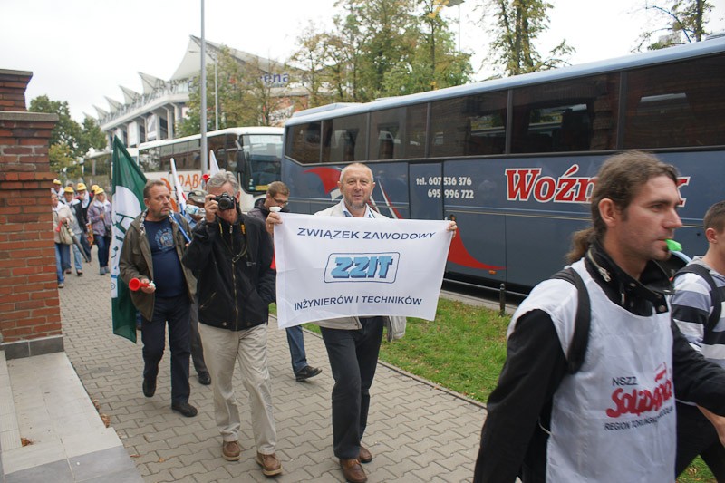 Włocławianie protestowali w Warszawie część I