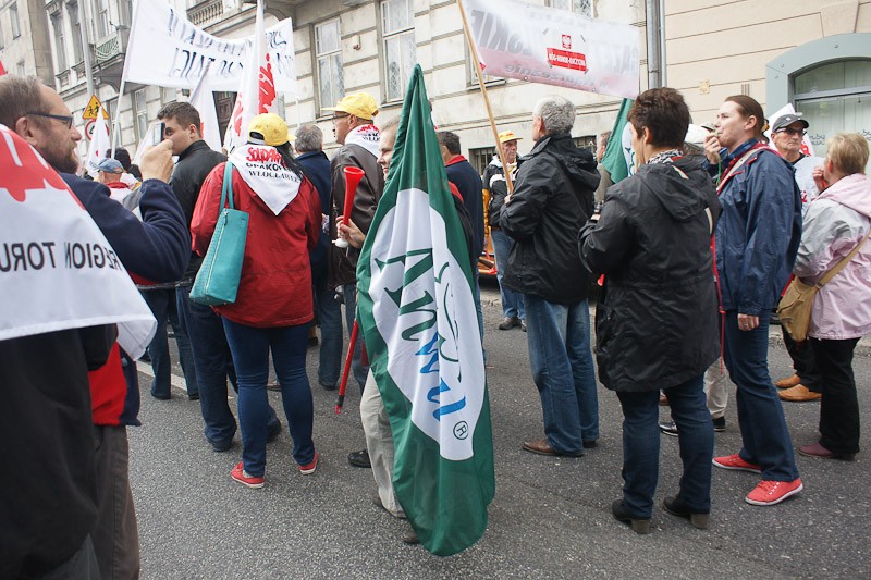 Włocławianie protestowali w Warszawie część I