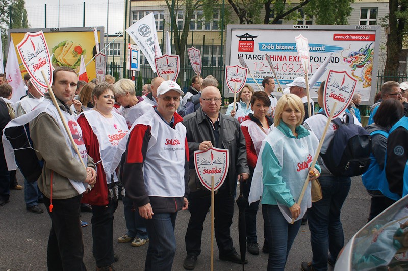 Włocławianie protestowali w Warszawie część I