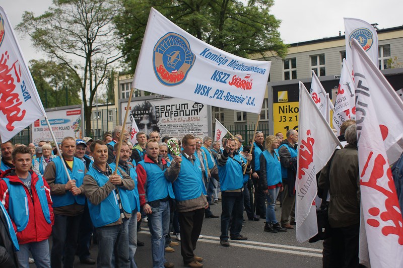 Włocławianie protestowali w Warszawie część I