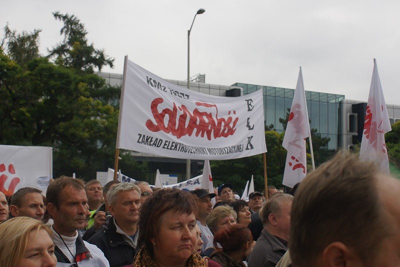 Włocławianie protestowali w Warszawie część I
