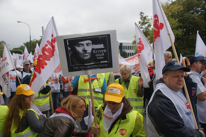 Włocławianie protestowali w Warszawie część I