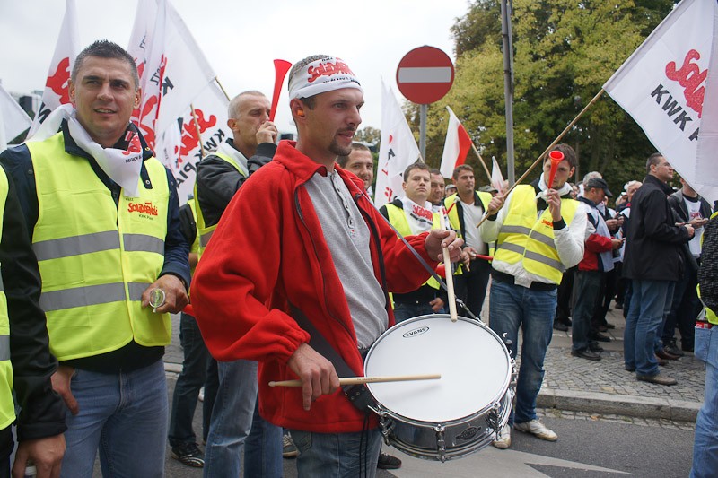 Włocławianie protestowali w Warszawie część I