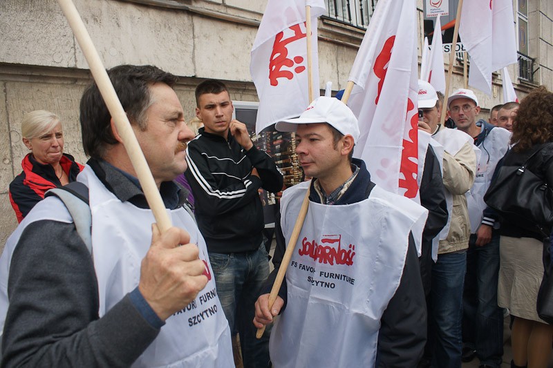 Włocławianie protestowali w Warszawie część I