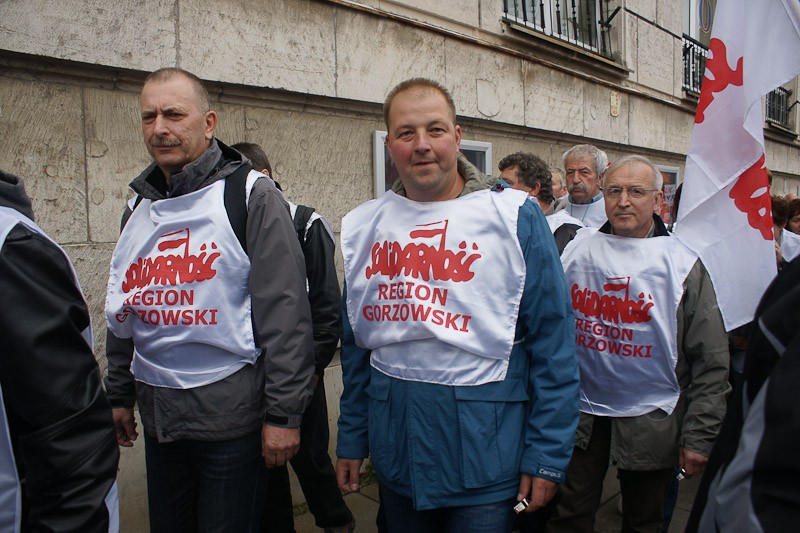 Włocławianie protestowali w Warszawie część I