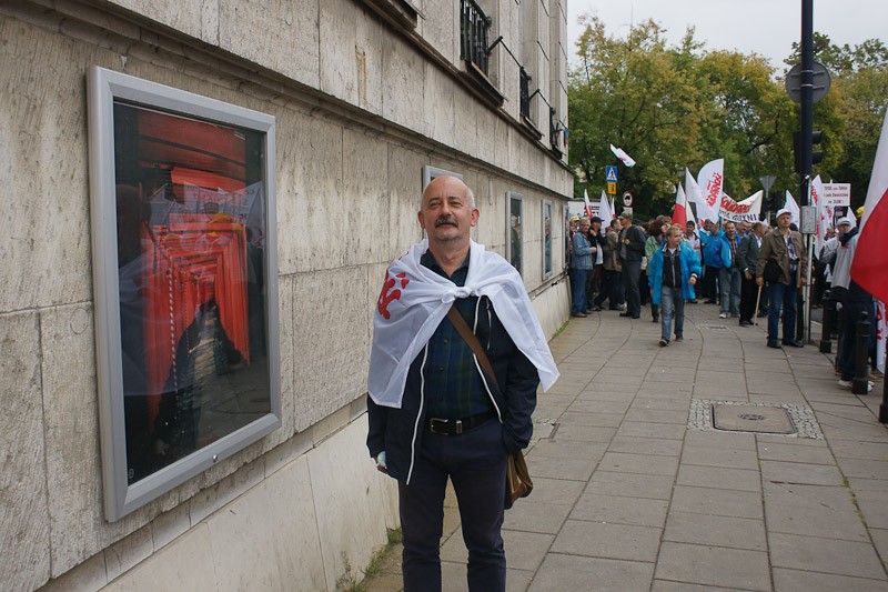 Włocławianie protestowali w Warszawie część I