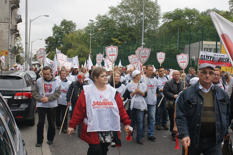 Włocławianie protestowali w Warszawie część I