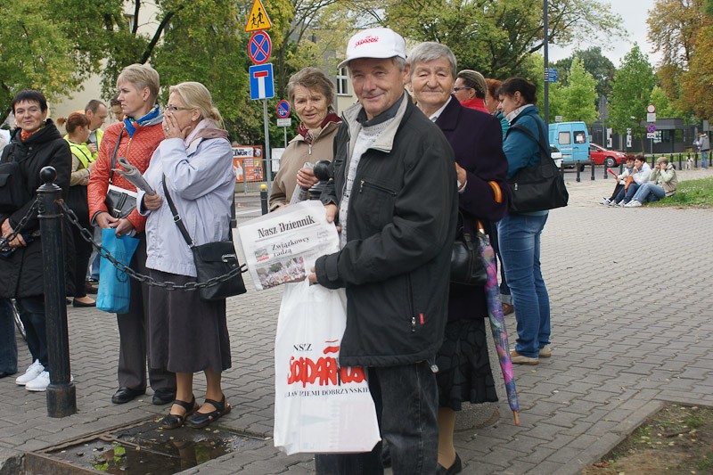 Włocławianie protestowali w Warszawie część I