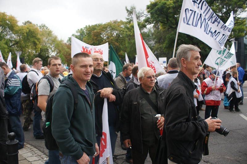 Włocławianie protestowali w Warszawie część I