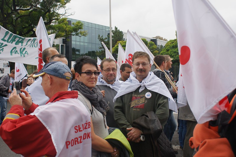 Włocławianie protestowali w Warszawie część I