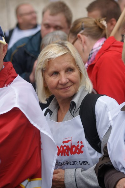 Włocławianie protestowali w Warszawie część I
