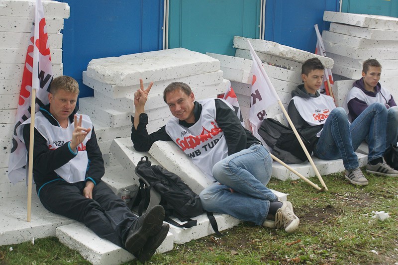Włocławianie protestowali w Warszawie część I