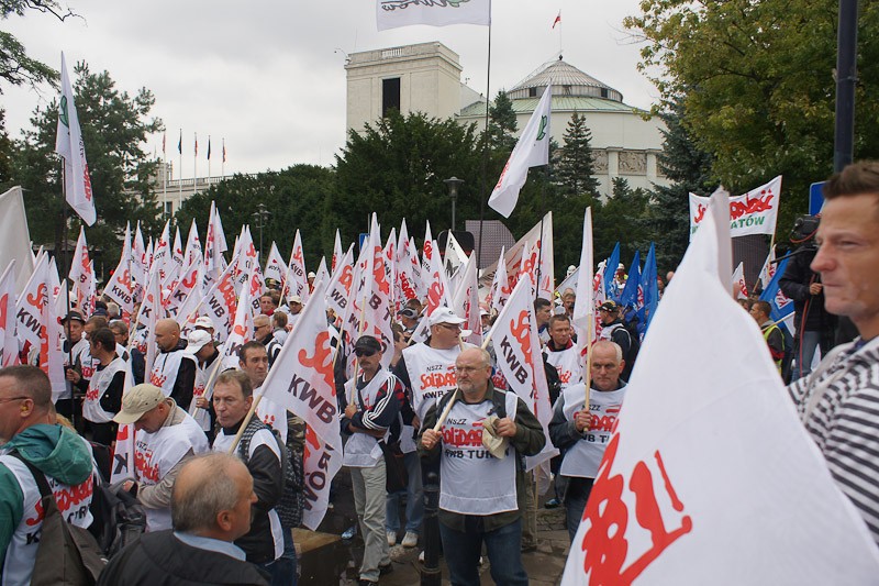 Włocławianie protestowali w Warszawie część I