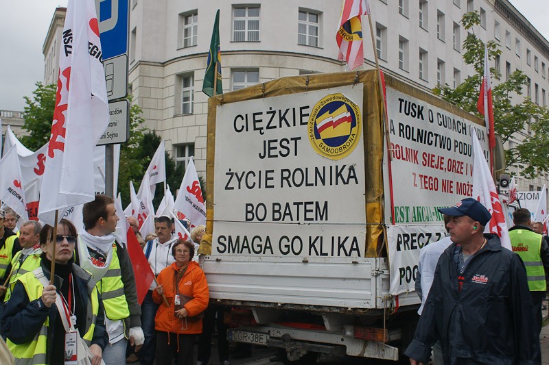 Włocławianie protestowali w Warszawie część I