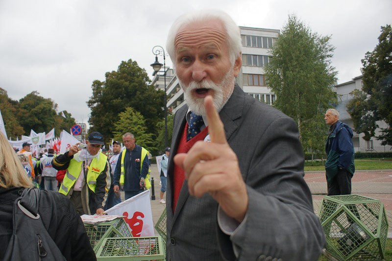 Włocławianie protestowali w Warszawie część I