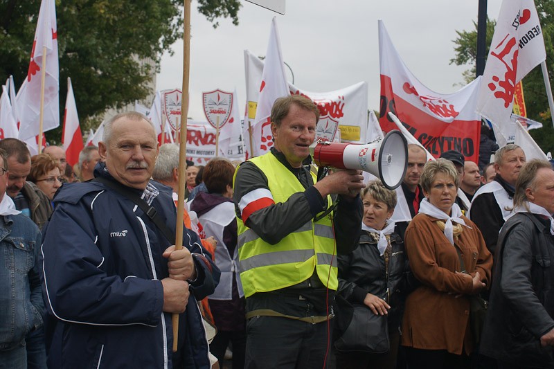 Włocławianie protestowali w Warszawie część I