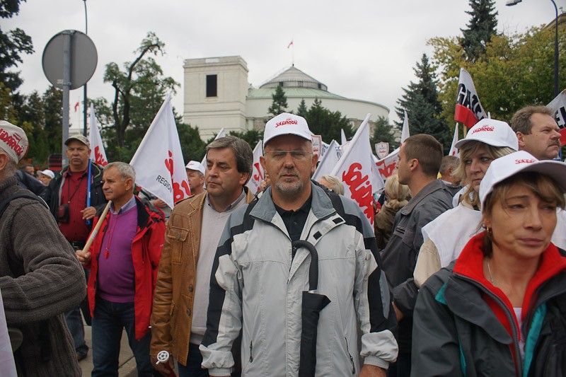 Włocławianie protestowali w Warszawie część I