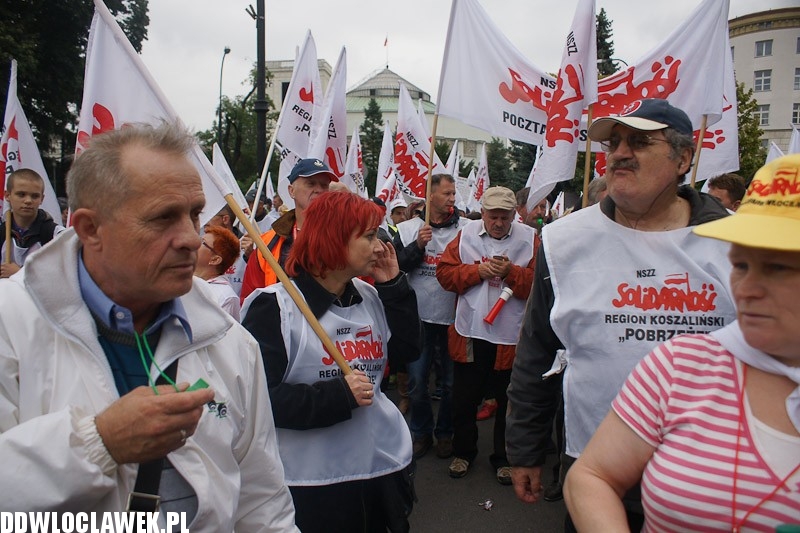 Włocławianie protestowali w Warszawie część II