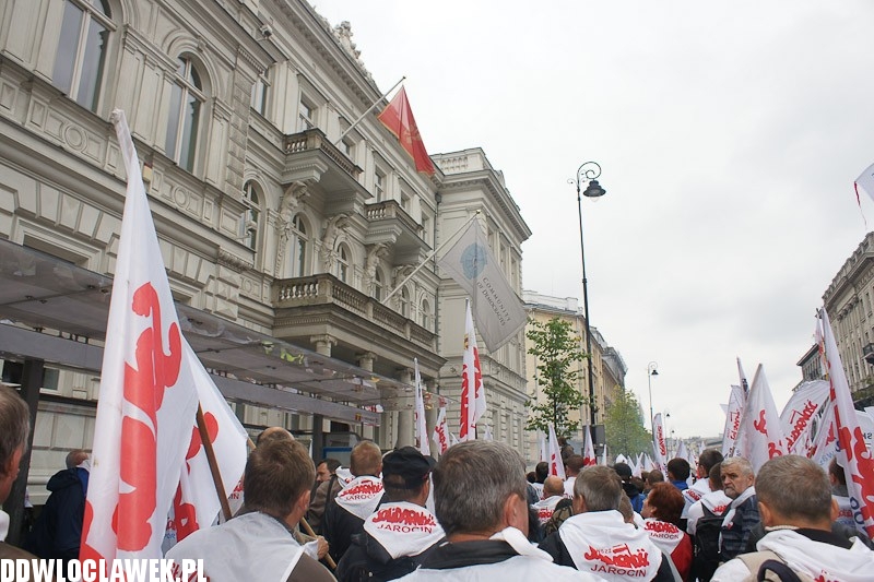 Włocławianie protestowali w Warszawie część II