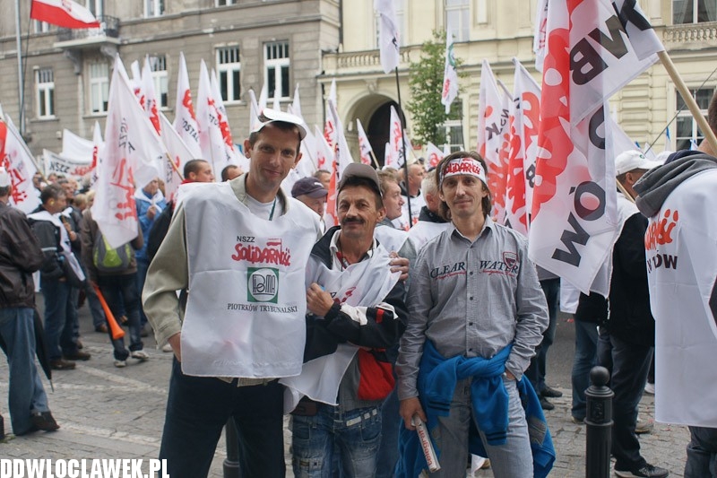 Włocławianie protestowali w Warszawie część II