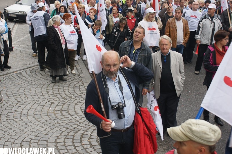 Włocławianie protestowali w Warszawie część II