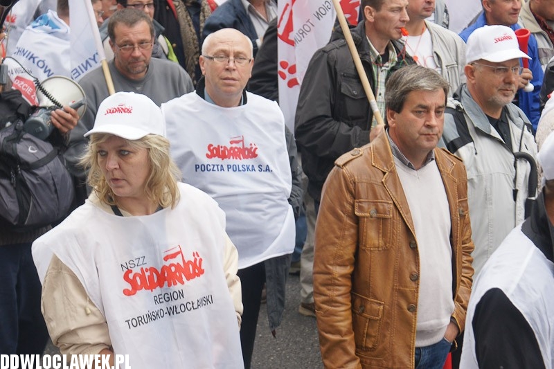 Włocławianie protestowali w Warszawie część II